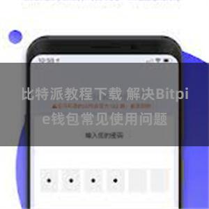 比特派教程下载 解决Bitpie钱包常见使用问题