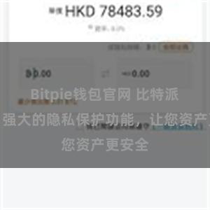 Bitpie钱包官网 比特派钱包：强大的隐私保护功能，让您资产更安全