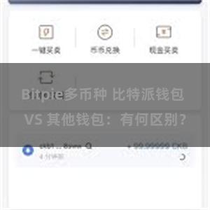 Bitpie多币种 比特派钱包 VS 其他钱包：有何区别？