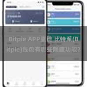 Bitpie APP直链 比特派(Bitpie)钱包有哪些隐藏功能？