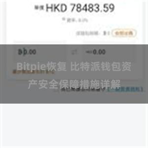 Bitpie恢复 比特派钱包资产安全保障措施详解