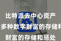 比特派去中心资产  支撑多种数字财富的存储和惩处