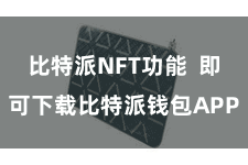 比特派NFT功能  即可下载比特派钱包APP