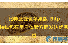 比特派钱包苹果版  Bitpie钱包在用户体验方面发达优秀