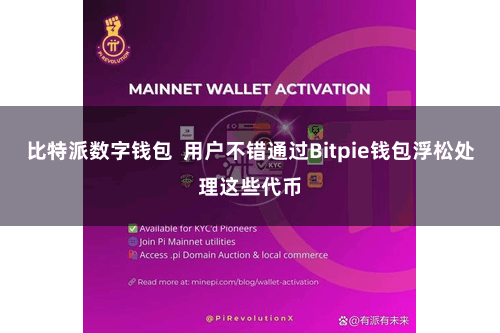 比特派数字钱包  用户不错通过Bitpie钱包浮松处理这些代币