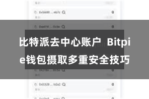 比特派去中心账户  Bitpie钱包摄取多重安全技巧